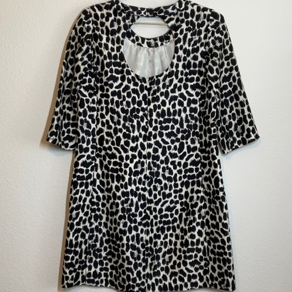 Kate Spade New York Leopard Print Taxi Dress Size 4 - Picture 4 of 12